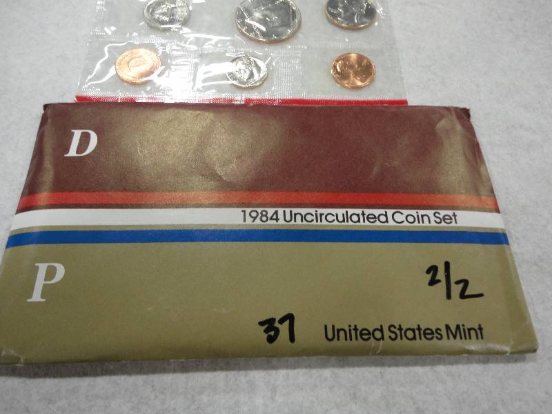 US Mint 1984 Uncirculated Coins