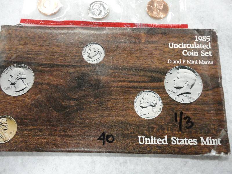 US Mint 1985 Uncirculated Coins