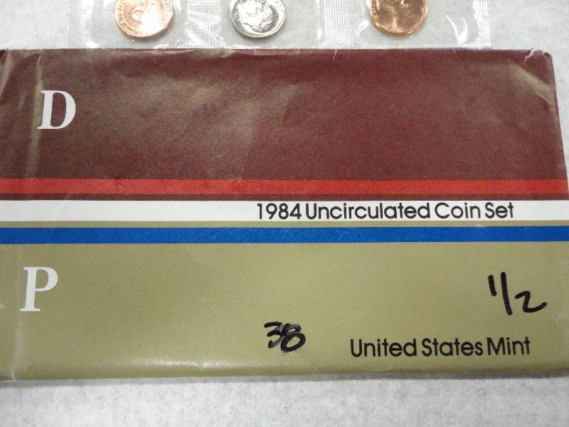 US Mint 1984 Uncirculated Coins