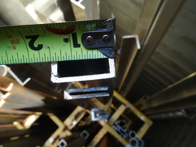 lot 302 image: Misc Aluminum Square Stock Angle Flat