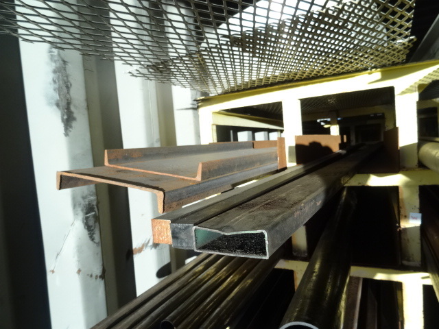 lot 304 image: Misc Steel Stock Channel Square and Tubing,