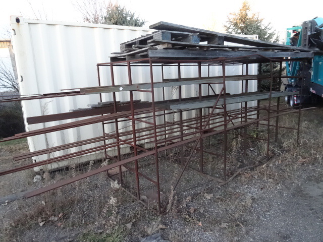 lot 329 image: Steel Rack with Contents