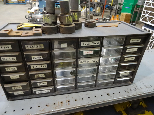 lot 41 image: Uni Hydro punches and dies.