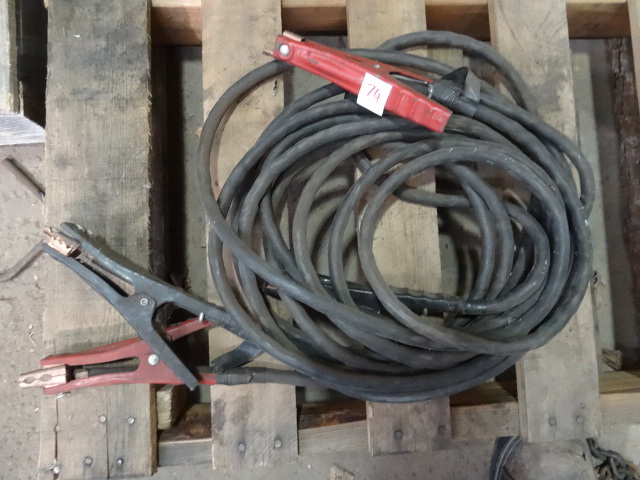 lot 74 image: Pair of Heavy Duty Jumper Cables
