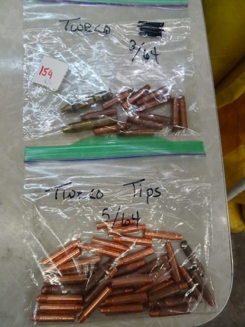 lot 154 image: Tweco 564 and 364 Wire Welding Tips