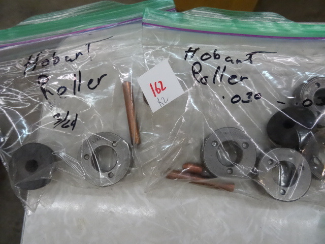 lot 162 image: Hobart  Wire Feed Rollers .030-.035,