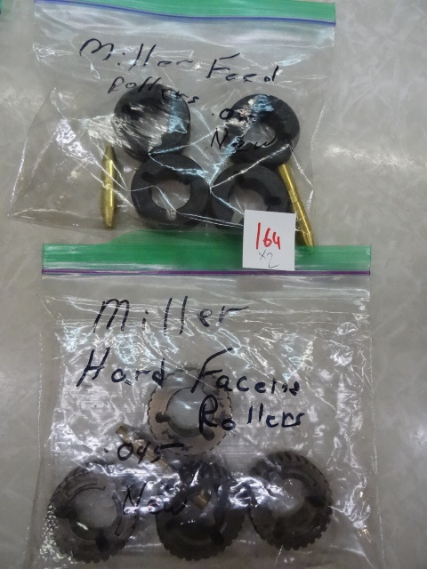 lot 164 image: Miller Wire Feed Rollers Hard Faced