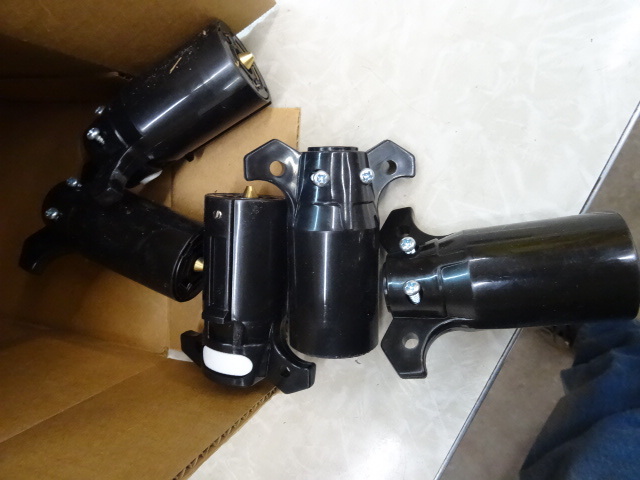 lot 165 image: 7 Way RV Male Trailer Plugins