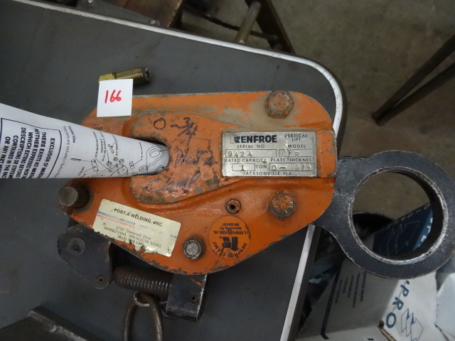lot 166 image: Renfore D-34 Plate Clamp