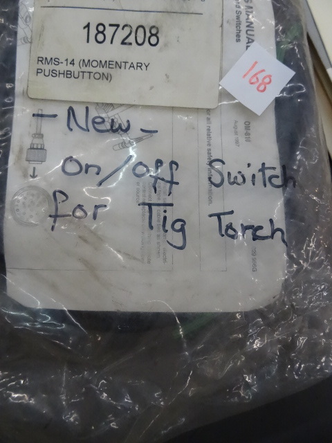 lot 168 image: New Miller On Off Switch For Tig Torch