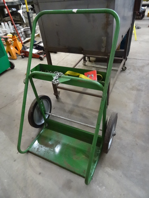 Large Oxy Acetylene Tank Cart | K & C Auctions Rogers Port A Weld ...