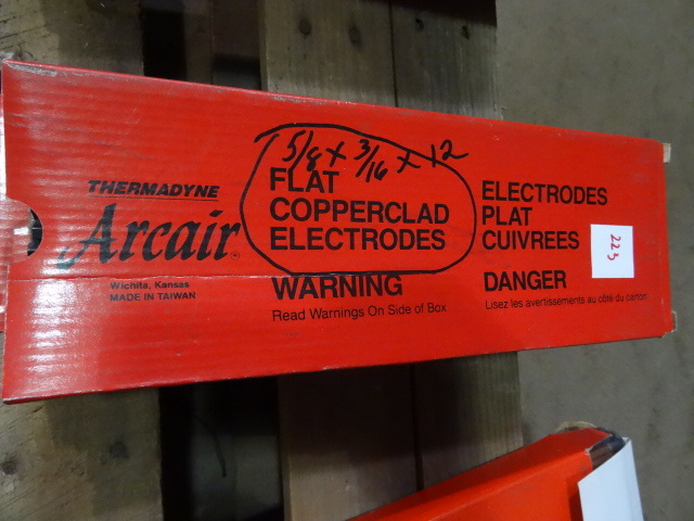 lot 223 image: Flat Copper Clad Electrodes
