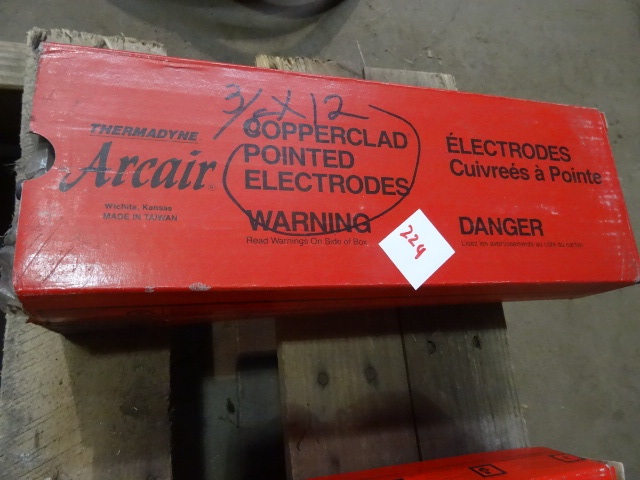 lot 224 image: Copper Clad Pointed Electrodes