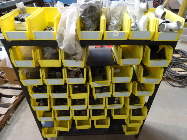 lot 225 image: Metal Rack of Hand Railing Parts