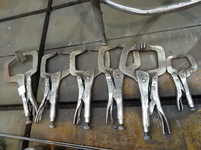 lot 226 image: 6 Vise Grip Welding Clamps
