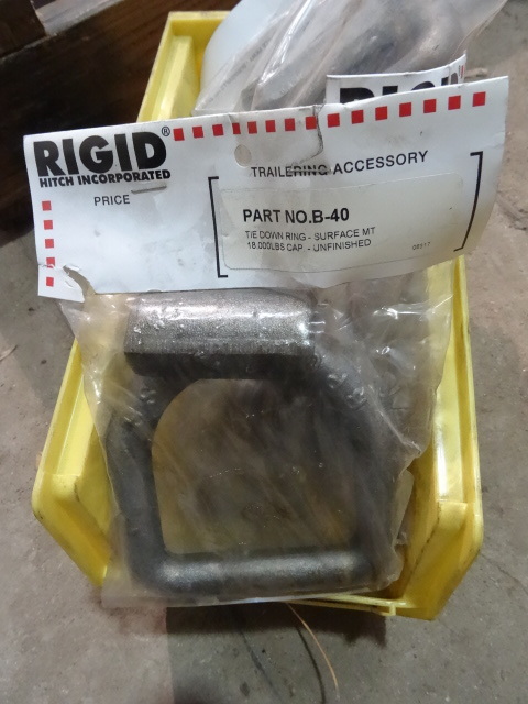 lot 227 image: Weld on Tie Down Rings For Trailers