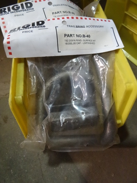 lot 230 image: Weld on Tie Down Rings For Trailers