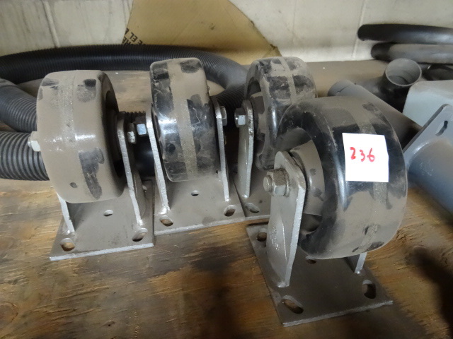 lot 236 image: 4 Caster Wheels 5