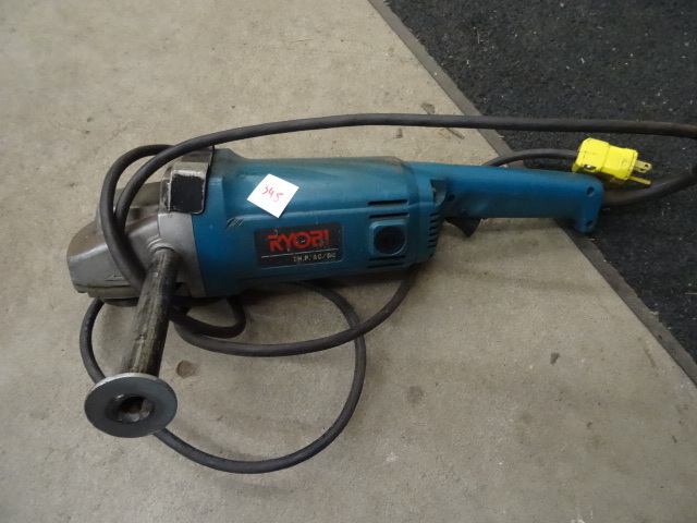 lot 345 image: Ryobi 7 Grinder 3 Hp.