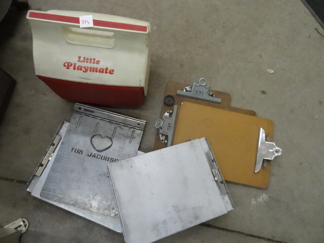 lot 373 image: Playmate Cooler, Clip Boards,