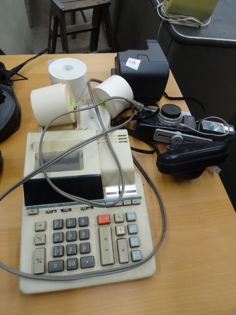 lot 375 image: Polaroid Cameras, Sharp Printing Calc