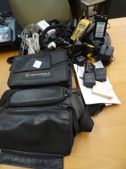 lot 376 image: Misc 2 Way Radios, Cell Phones,