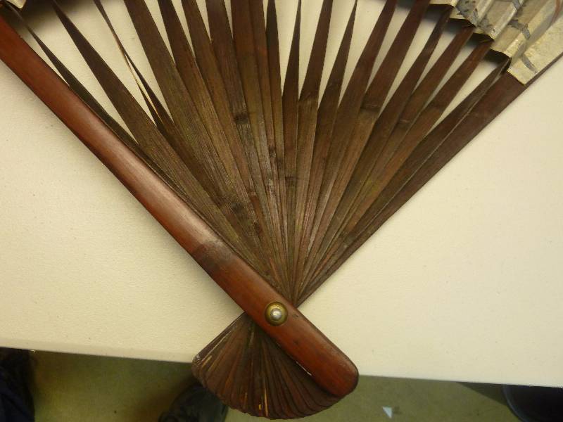Vintage Hand Painted Fan