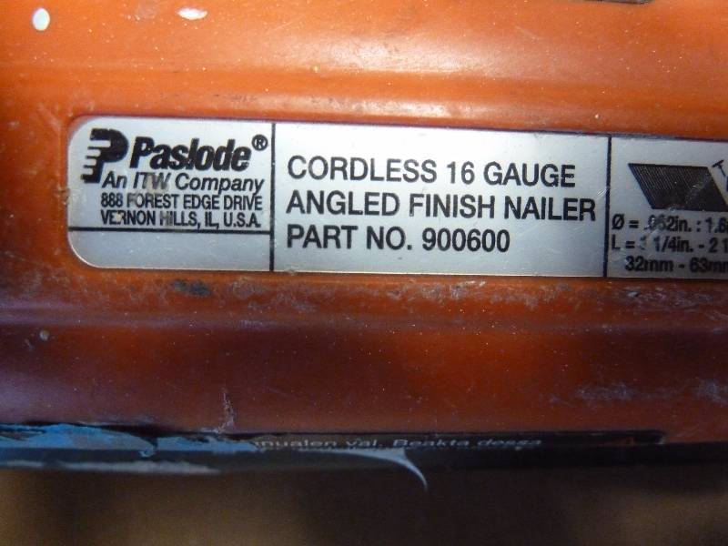 Paslode Finish Nailer