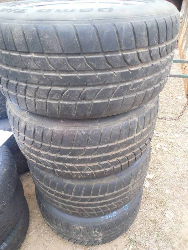 lot 101 image: CORVETTE SET OF 4 TIRES & RIMS