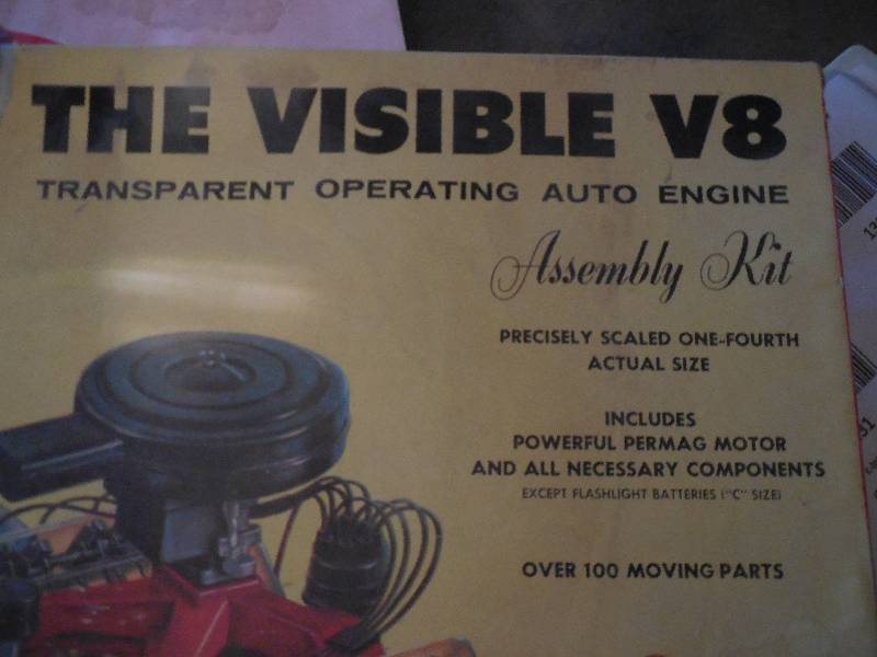 lot 133 image: THE VISIBLE V-8  OPERATING ENGINE MODEL GAME