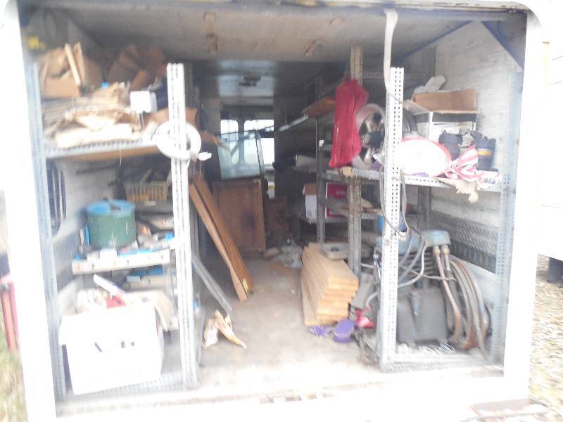 lot 141 image: HUGE VAN LOT OF MISC ITEMS  STORAGE LOCKER
