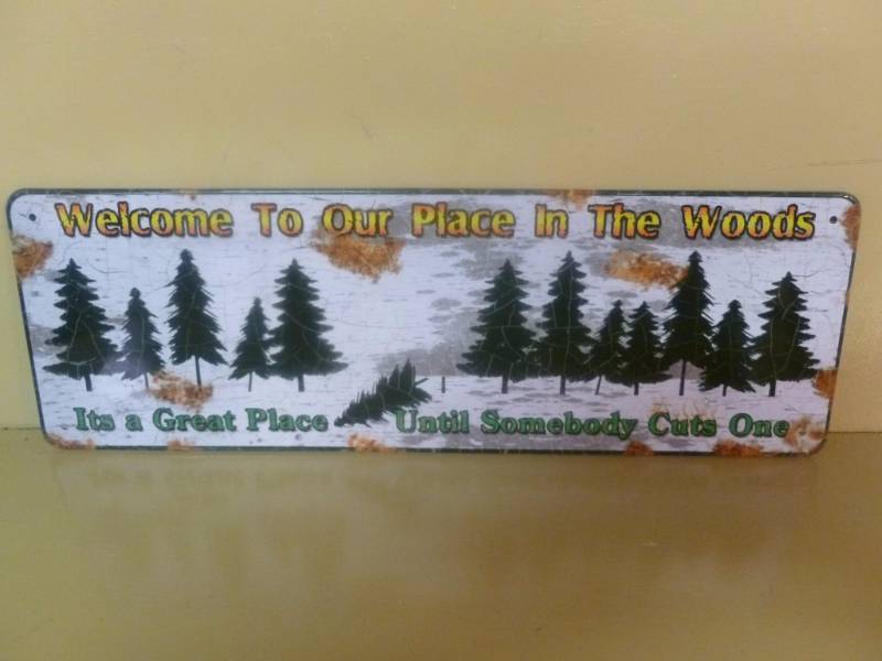 lot 26 image: Metal Sign