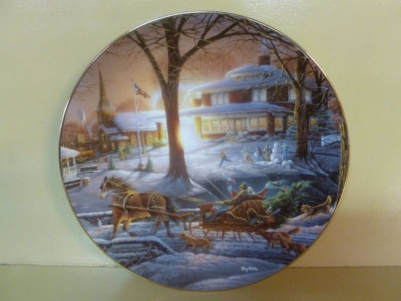 lot 28 image: Terry Redlin Plate Decoration