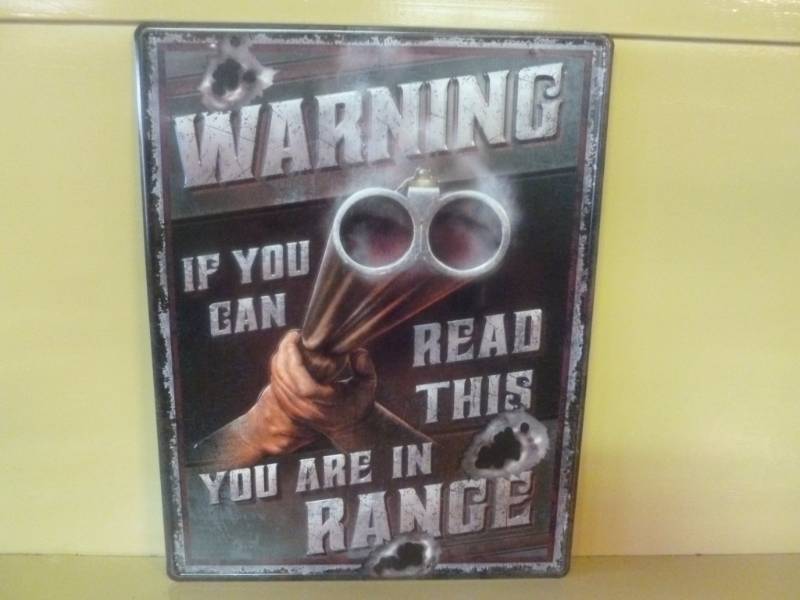 lot 233 image: Metal Sign