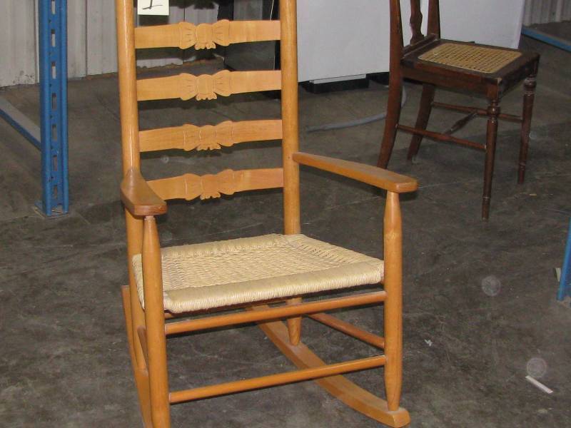 Wicker Seat Rocker