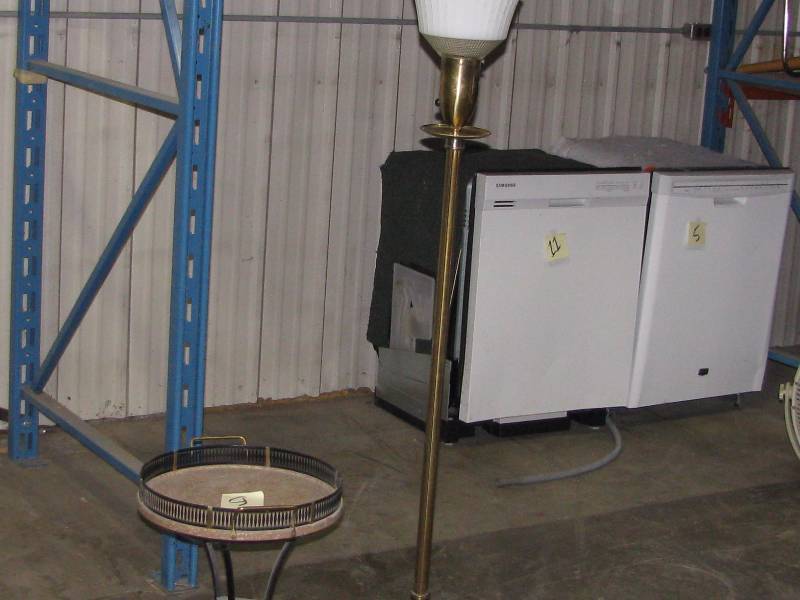Floor Lamp & End Table