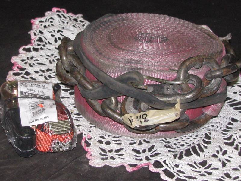 Large Web Tow Belt wChain