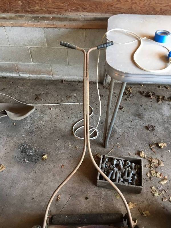 lot 24 image: VINTAGE REEL MOWER