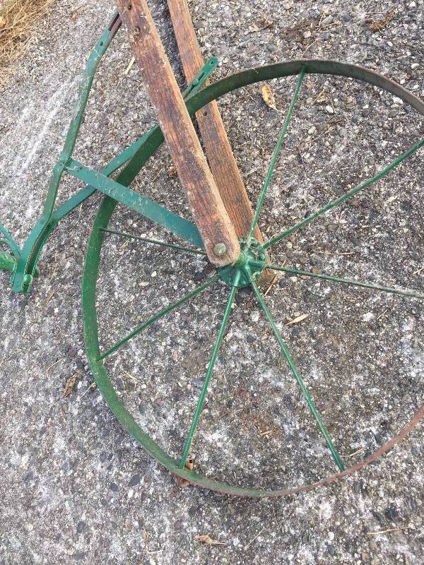 lot 92 image: PUSH CULTIVATOR COMPLETELY RESTORED