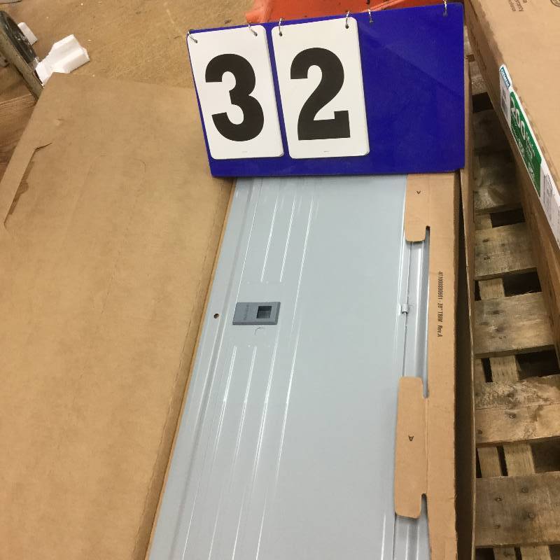 lot 32 image: Siemens PL Series 200 Amp 24-Space 42-Circuit Main Lug Load Center  open box stock and actual photos used to display item