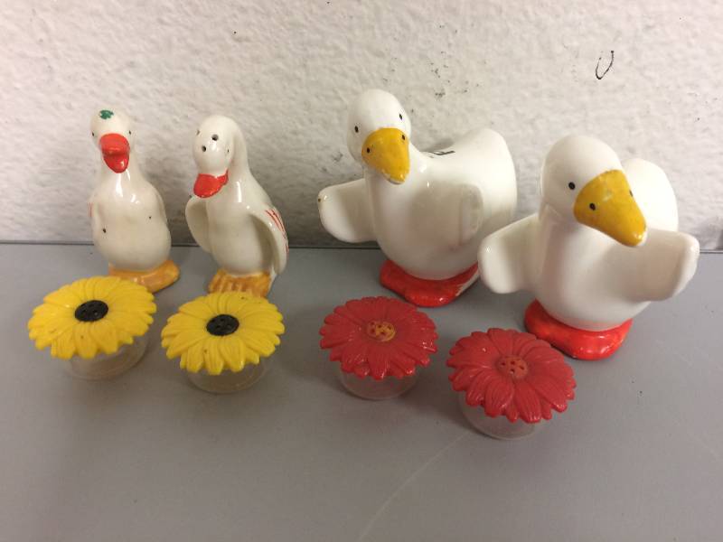 lot 16 image: Ducks and Daisys Salt & Pepper Shakers