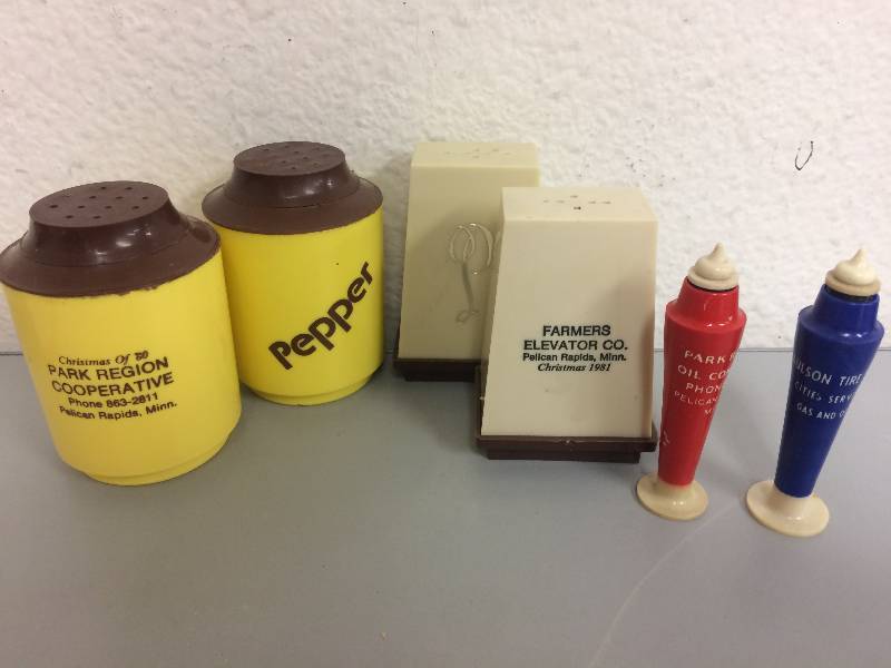 lot 35 image: Assorted Pelican Rapids Salt & Pepper Shaker