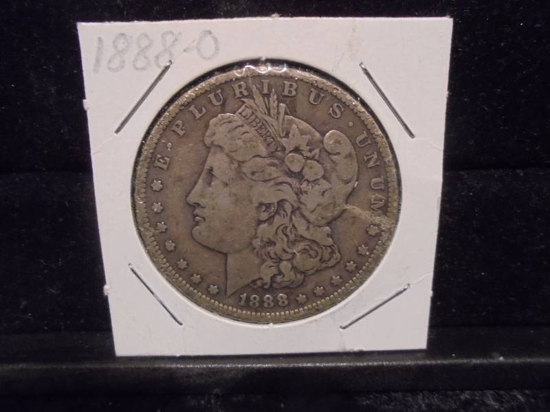 1880-O Morgan Silver Dollar, 90% Silver