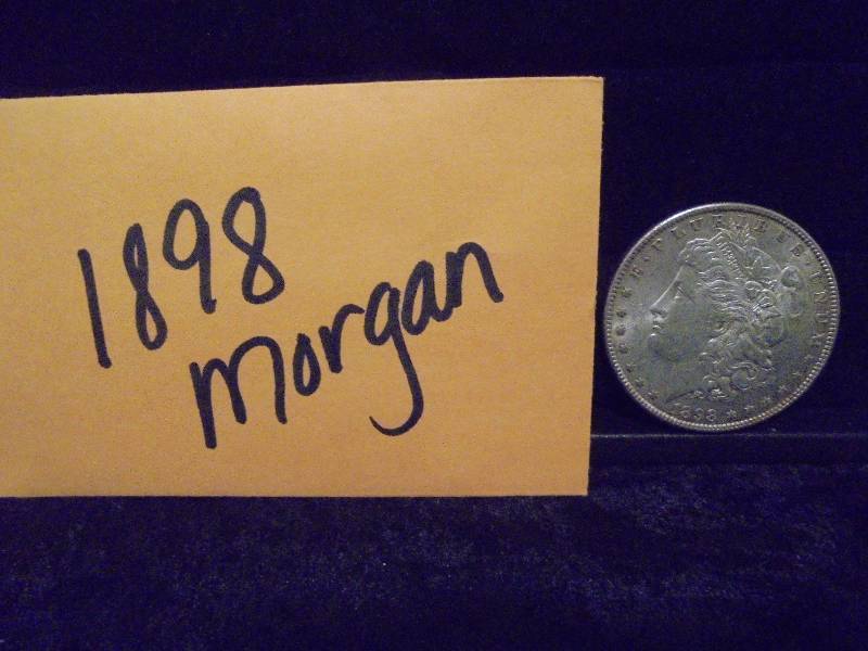 1898 Morgan Silver Dollar, 90% Silver