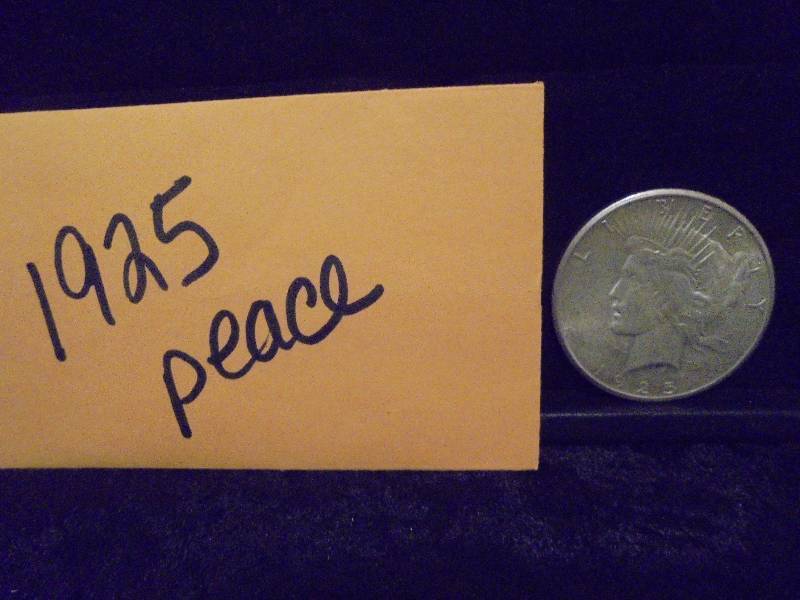 1925 Peace Silver Dollar, 90% Silver