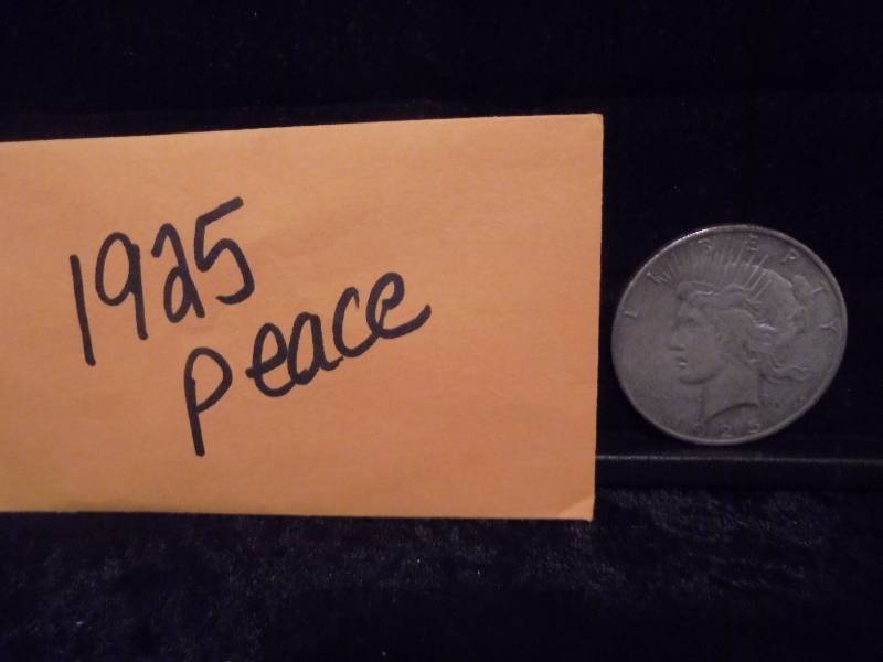 1925 Peace Silver Dollar, 90% Silver