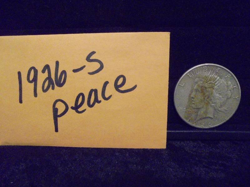 1926-S Peace Silver Dollar, 90% Silver