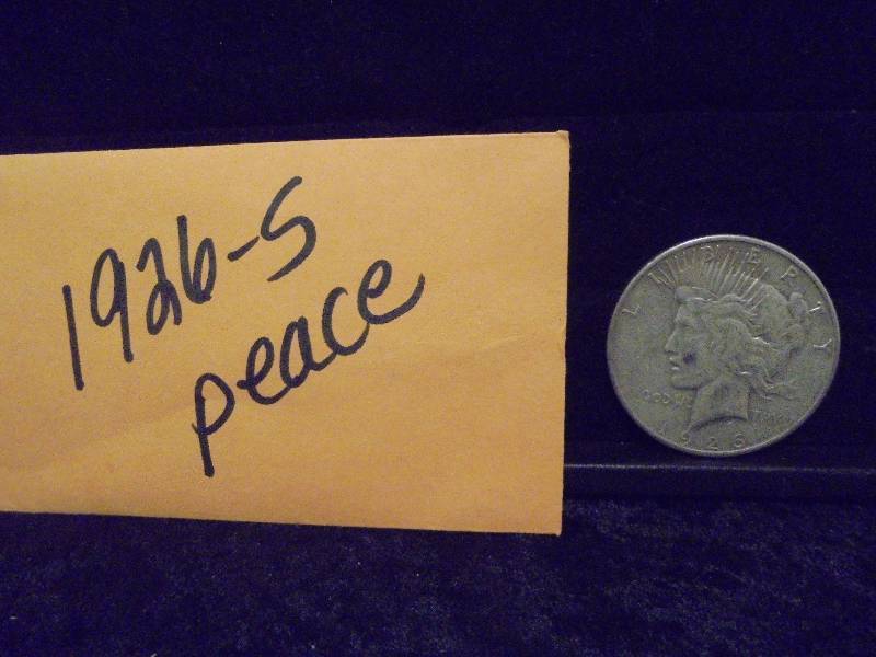 1926-S Peace Silver Dollar, 90% Silver