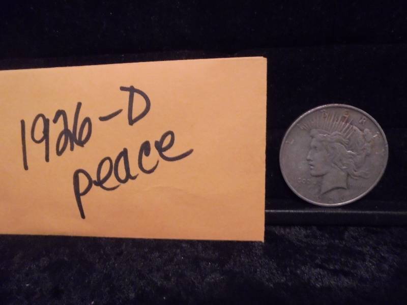 1926-D Peace Silver Dollar, 90% Silver