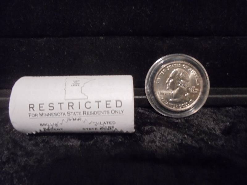 Roll of 20 Brilliant, Uncirculated 2005 Minnesota Quarters